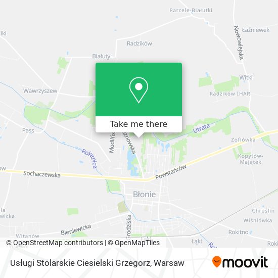 Usługi Stolarskie Ciesielski Grzegorz map