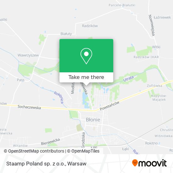 Staamp Poland sp. z o.o. map