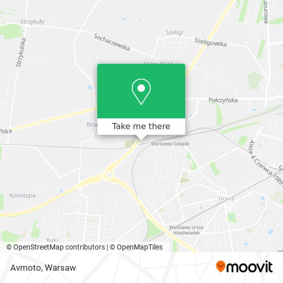 Avmoto map