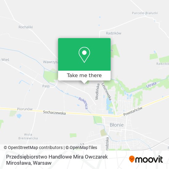 Przedsiębiorstwo Handlowe Mira Owczarek Mirosława map