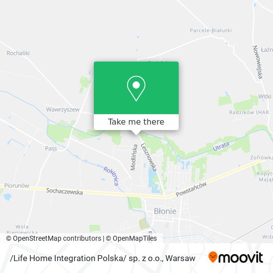 /Life Home Integration Polska/ sp. z o.o. map