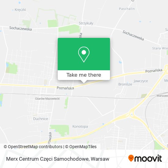 Merx Centrum Częci Samochodowe map