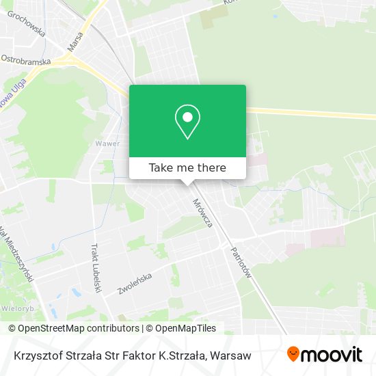 Krzysztof Strzała Str Faktor K.Strzała map