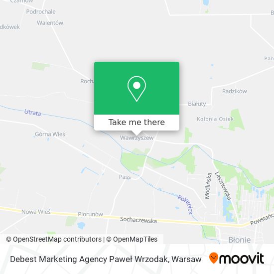 Debest Marketing Agency Paweł Wrzodak map