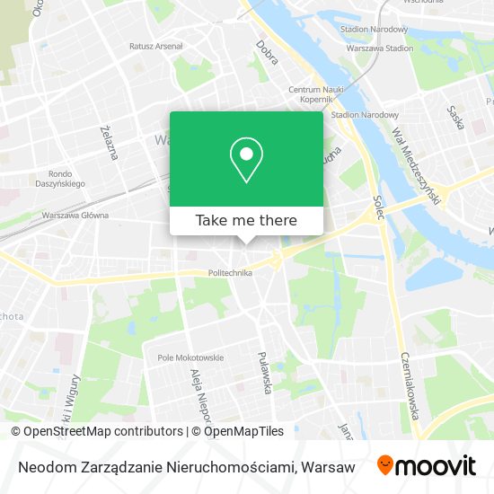 Neodom Zarządzanie Nieruchomościami map