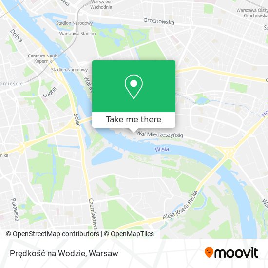 Prędkość na Wodzie map