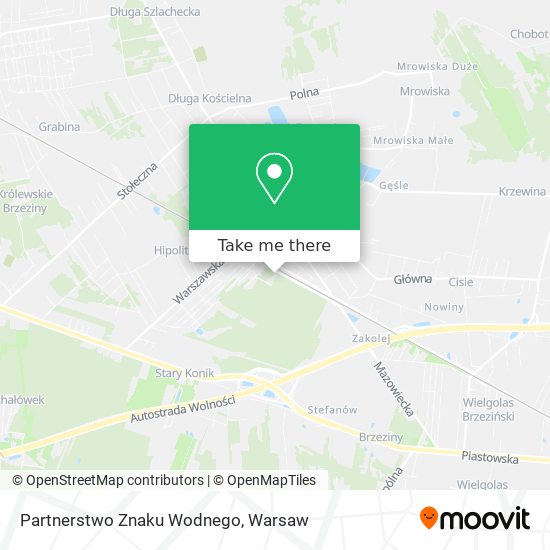 Partnerstwo Znaku Wodnego map