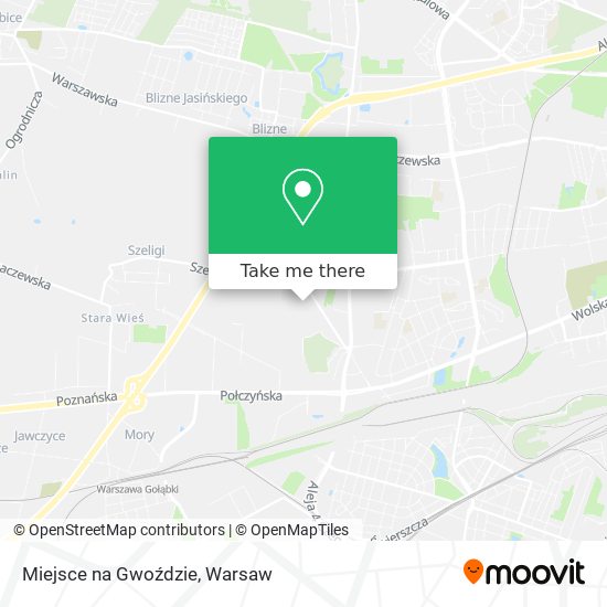 Miejsce na Gwoździe map