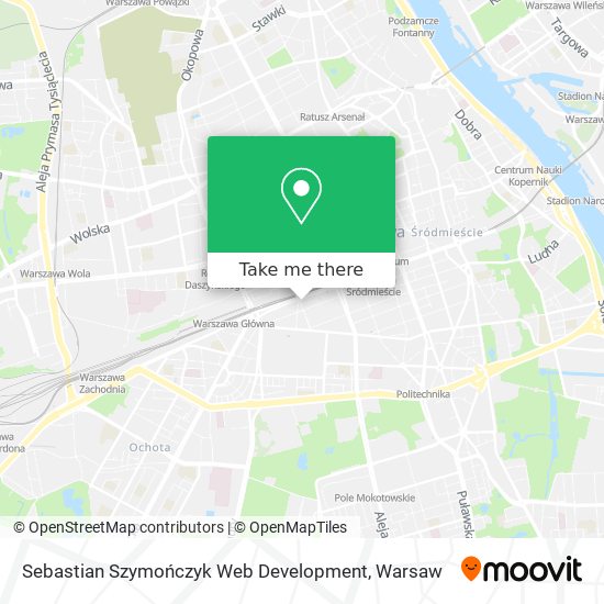 Sebastian Szymończyk Web Development map