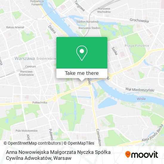 Anna Nowowiejska Małgorzata Nyczka Spółka Cywilna Adwokatów map