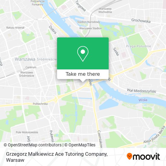 Grzegorz Małkiewicz Ace Tutoring Company map