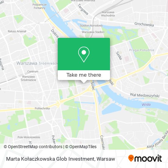 Marta Kołaczkowska Glob Investment map