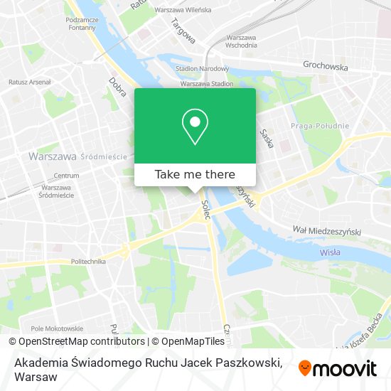 Akademia Świadomego Ruchu Jacek Paszkowski map