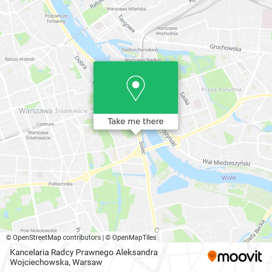 Карта Kancelaria Radcy Prawnego Aleksandra Wojciechowska