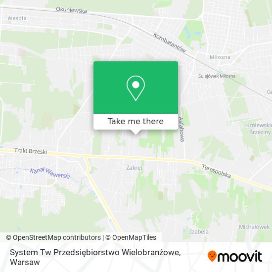 System Tw Przedsiębiorstwo Wielobranżowe map