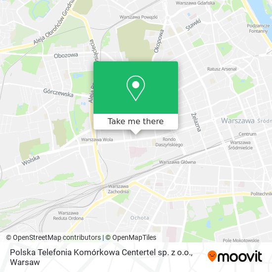 Карта Polska Telefonia Komórkowa Centertel sp. z o.o.