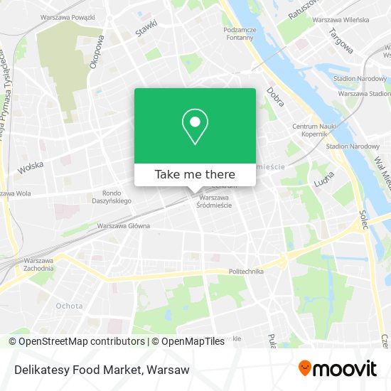 Delikatesy Food Market map