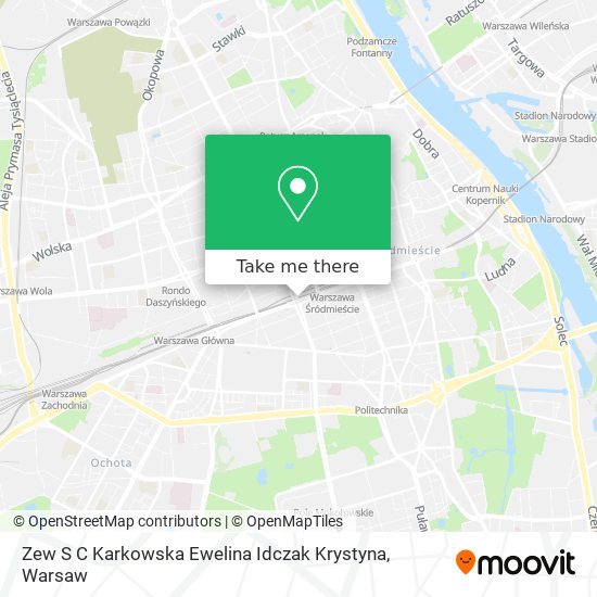 Zew S C Karkowska Ewelina Idczak Krystyna map