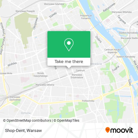 Shop-Dent map