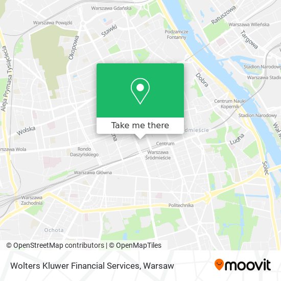 Wolters Kluwer Financial Services map