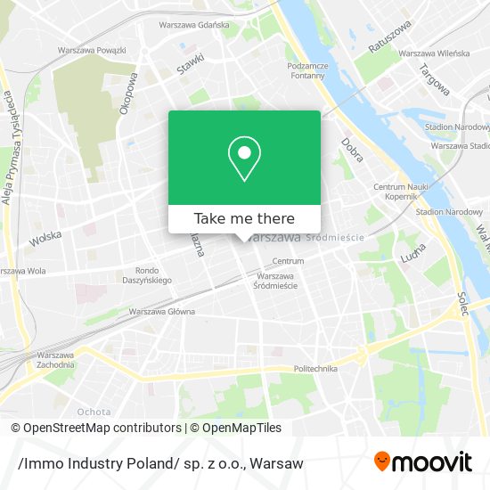 /Immo Industry Poland/ sp. z o.o. map