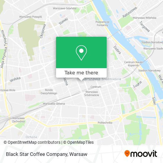 Black Star Coffee Company map