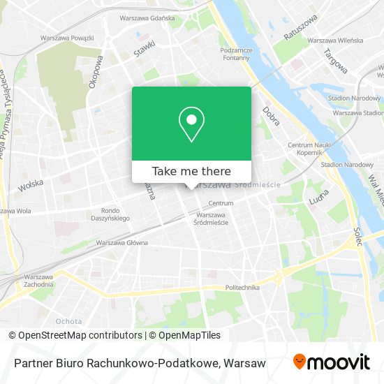 Partner Biuro Rachunkowo-Podatkowe map