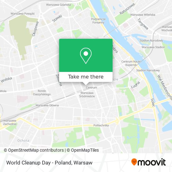 World Cleanup Day - Poland map