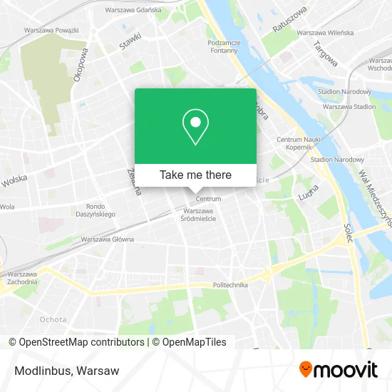 Карта Modlinbus