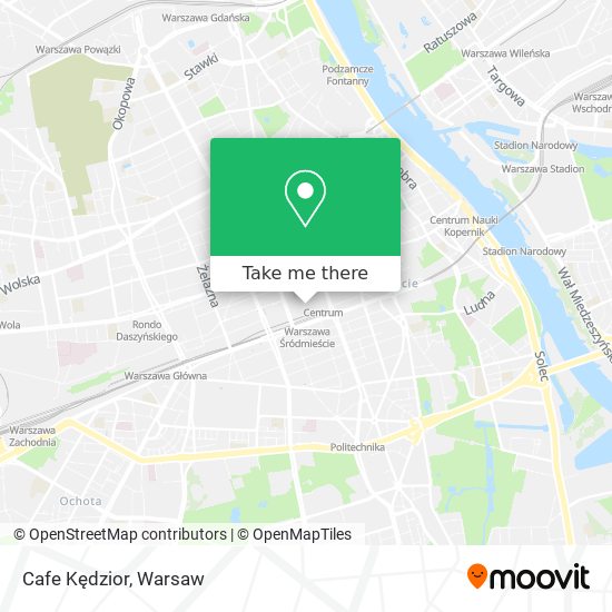 Cafe Kędzior map