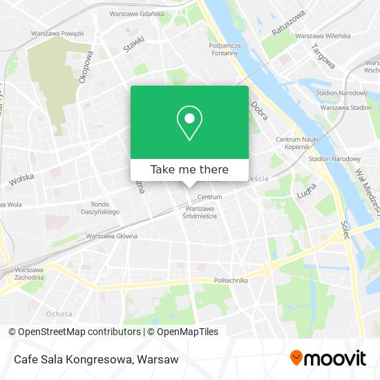 Cafe Sala Kongresowa map