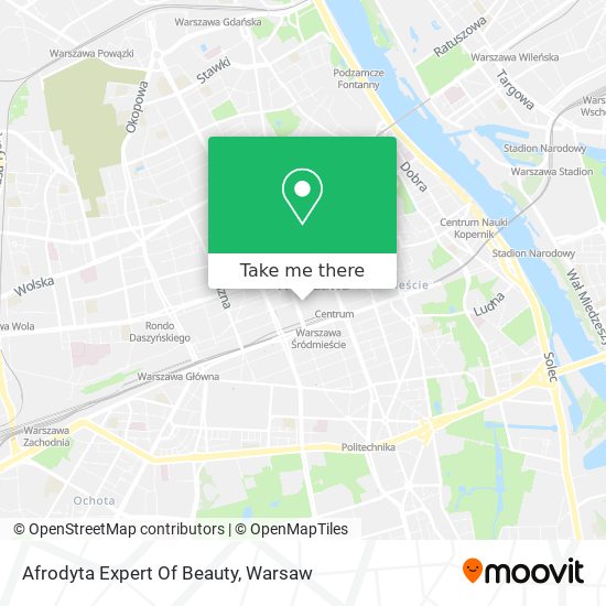 Afrodyta Expert Of Beauty map