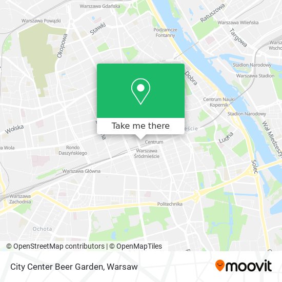 City Center Beer Garden map