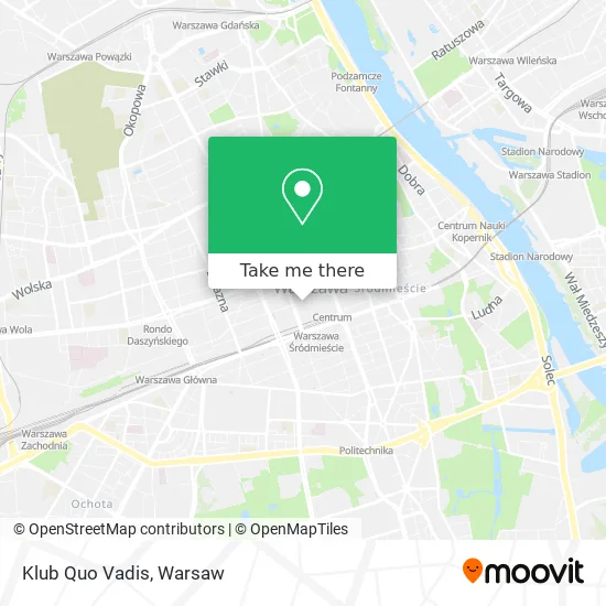 Карта Klub Quo Vadis