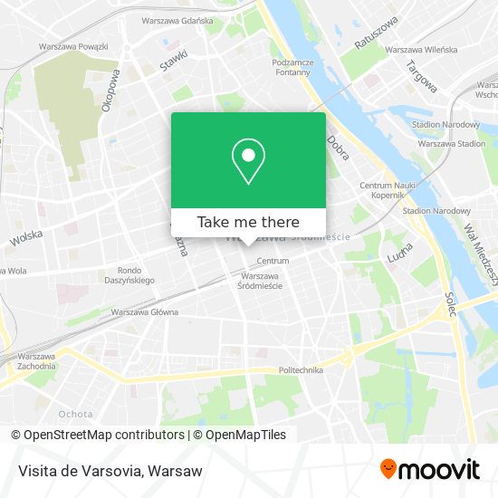 Visita de Varsovia map