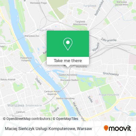 Maciej Sieńczyk Usługi Komputerowe map