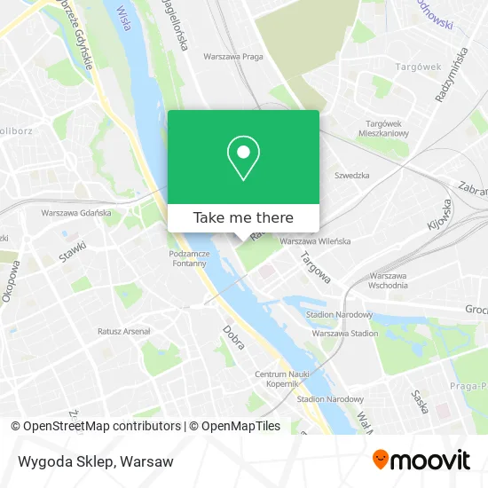 Wygoda Sklep map