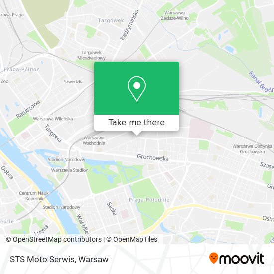 STS Moto Serwis map