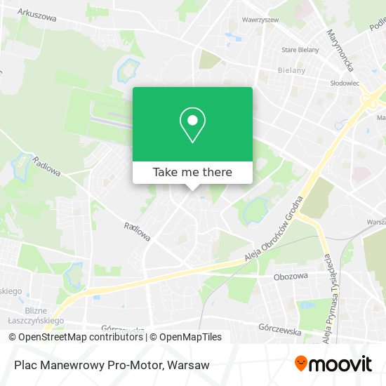 Plac Manewrowy Pro-Motor map