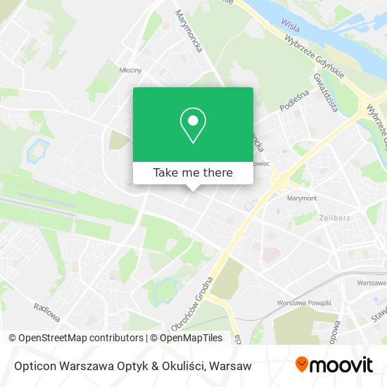 Opticon Warszawa Optyk & Okuliści map