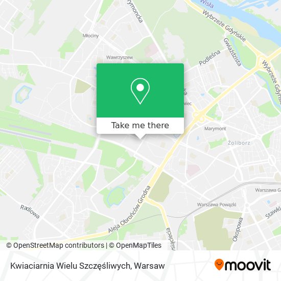 Kwiaciarnia Wielu Szczęśliwych map