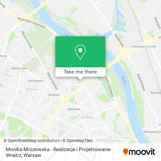 Monika Mrozowska - Realizacje i Projektowanie Wnętrz map