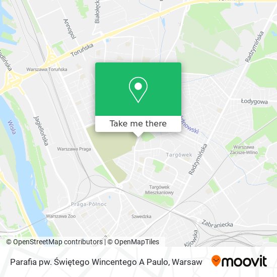 Parafia pw. Świętego Wincentego A Paulo map