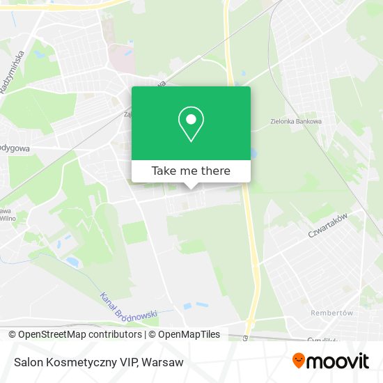 Salon Kosmetyczny VIP map