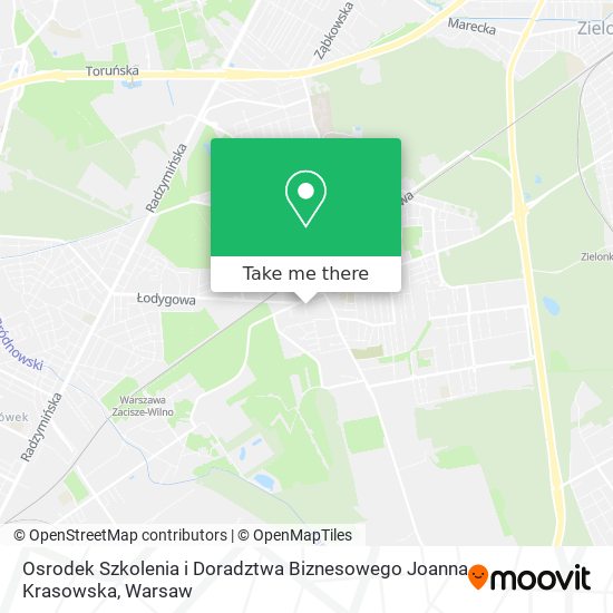 Osrodek Szkolenia i Doradztwa Biznesowego Joanna Krasowska map