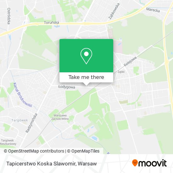 Карта Tapicerstwo Koska Slawomir