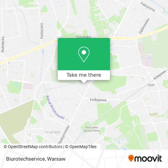 Карта Biurotechservice