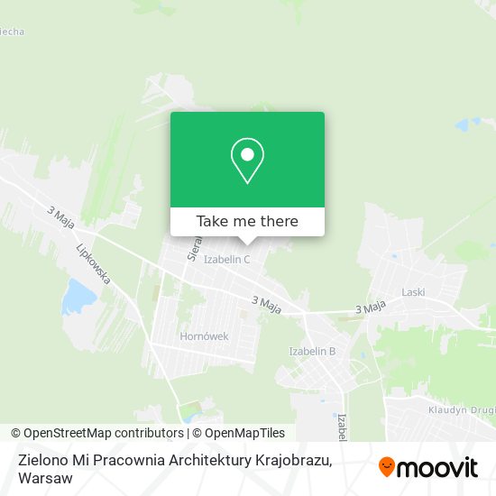 Zielono Mi Pracownia Architektury Krajobrazu map