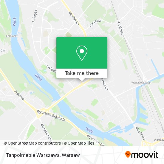 Карта Tanpolmeble Warszawa