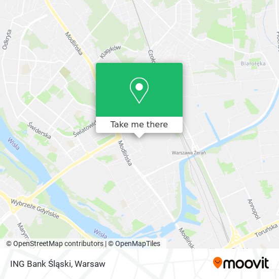 ING Bank Śląski map